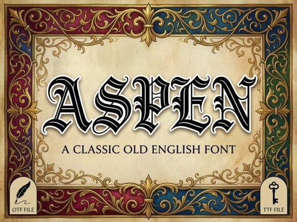 Aspen: The Blackletter Typeface for Modern Authority