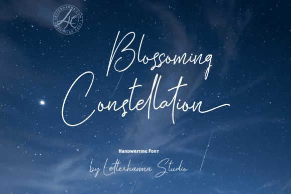 Blossoming Constellation: A Font for Dreamers and Makers