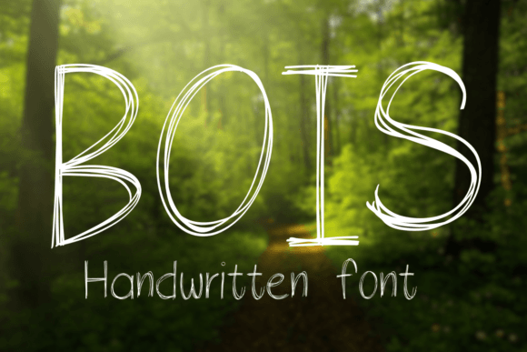 Bois: The Handwritten Font That Feels Like a Friendly Conversation