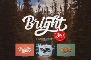 Bright Script: A Layered Font for Dynamic Designs