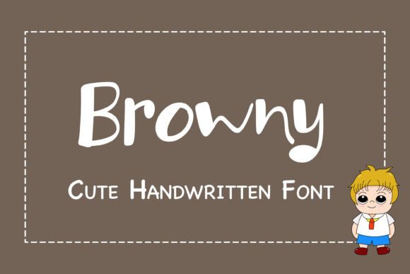 Browny: The Handwritten Child Font That Brings Joy to Your Projects