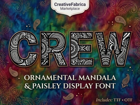 Crew: Weaving Ornamental Art into Your Typography