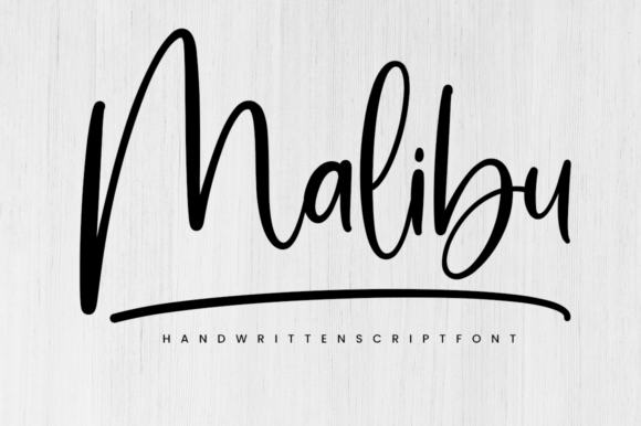 Malibu: A Script Font for Effortless Elegance