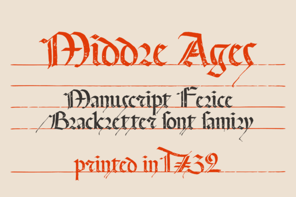 Manuscript Felice: The Gothic Font for Timeless Design