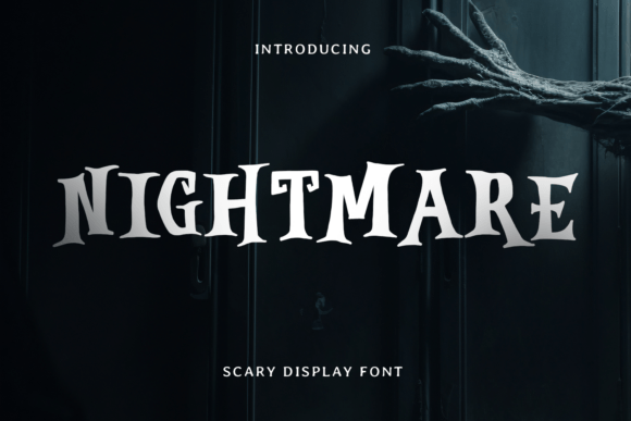 Nightmare: A Typeface for Unforgettable Halloween Designs