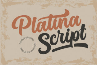 Platina Script - Regular: A Bold Handwritten Favorite