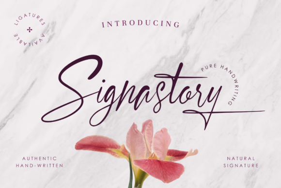 Signastory: A Handmade Font for Authentic Branding
