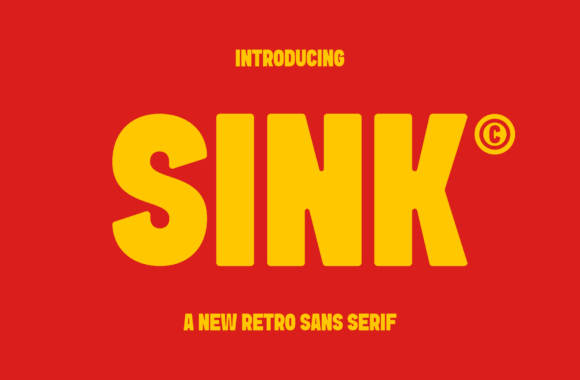 Sink: A Bold Retro Sans Serif for Confident Design