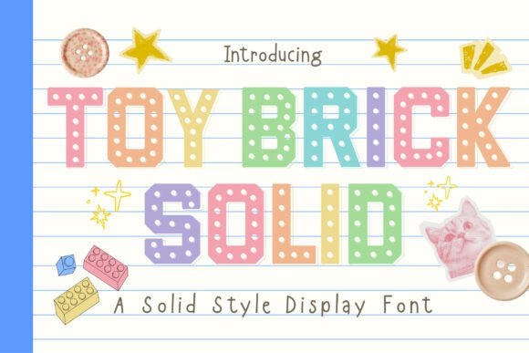 Toy Brick Solid: The Fun, Playful Sans Serif for Creative Projects