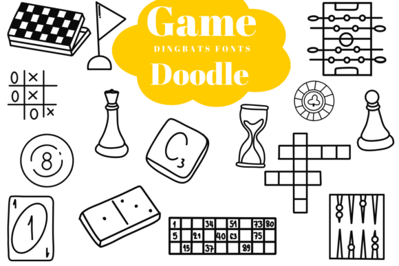 Unlock Playful Design: The Game Doodle Specialty Font